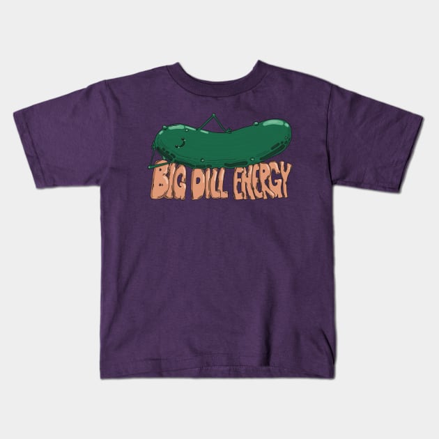 Big Dill Energy Kids T-Shirt by Keys Greens and Things